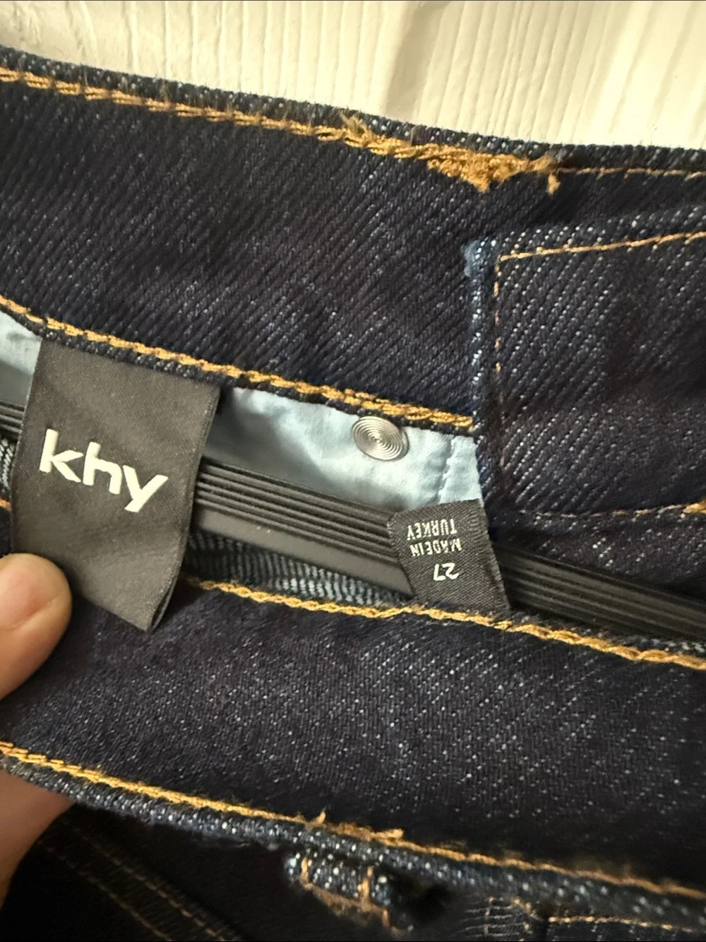 KHY Classic Low Rise - ar chive collection-  dark rinse jeans size 27